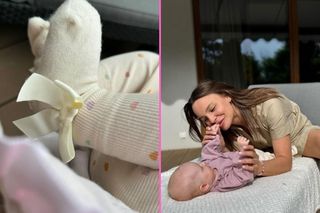 Córka Pauliny Rzeźniczak śpi „tyle ile, się uda na spacerze”. Fanka dała mamie zaskakującą radę 