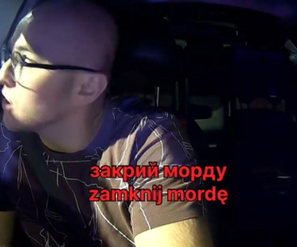 Policjant z Gdańska został nagrany. Groził Ukraińcowi: Zaraz wp***l dostaniesz! [WIDEO]