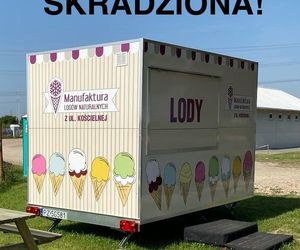 Ukradli budkę z lodami
