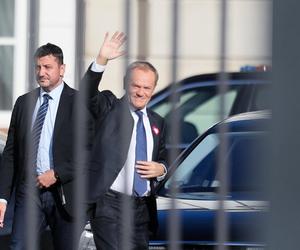 Donald Tusk opuścił Pałac Prezydencki. Wymowny gest 