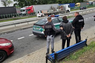 Pościg za nielegalnymi migrantami na A4. Obywatel Ukrainy z zarzutami 