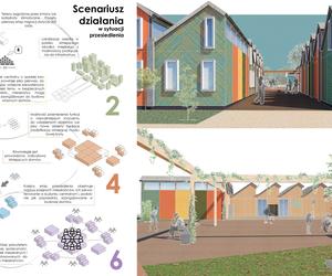 Centrum społeczności - projekt osiedla uchodźców, który zdobył PRIX SARP FR 2023 