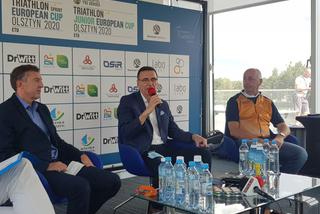 Trzecia odsłona Pucharu Europy i ósma edycja Elemental Tri Series w Olsztynie - konferencja prasowa Olsztyn 20 sierpnia