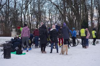 Parkrun w stolicy woj. lubelskiego. Pierwsza sobota 2025 roku na sportowo w Ogrodzie Saskim w Lublinie. Zdjęcia