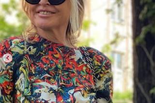 Monika Olejnik źle założyła sukienkę