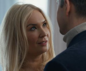 Barwy szczęścia, odcinek 3242. Karolina (Marta Dąbrowska), Bruno (Lesław Żurek)