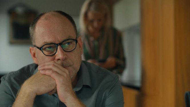 Barwy szczęścia, odcinek 3144. Marek (Marcin Perchuć), Olga (Dorota Łukasiewicz-Kwietniewska)