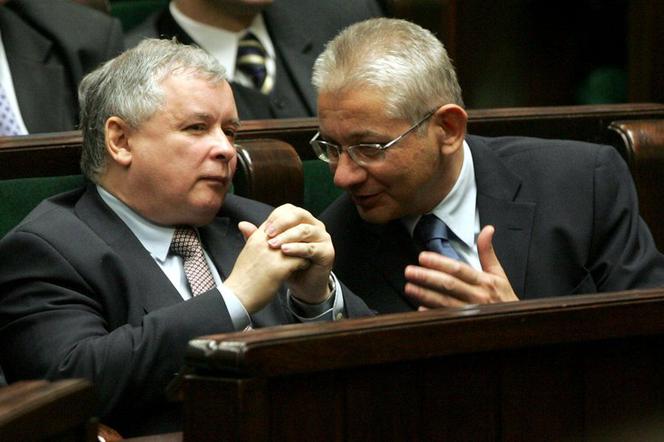 Jarosław Kaczyński i Ludwik Dorn