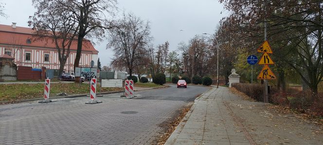 ulica Akademicka w remoncie