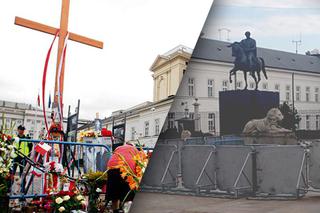 Historia krzyża z Krakowskiego Przedmieścia w obrazkach (GALERIA)