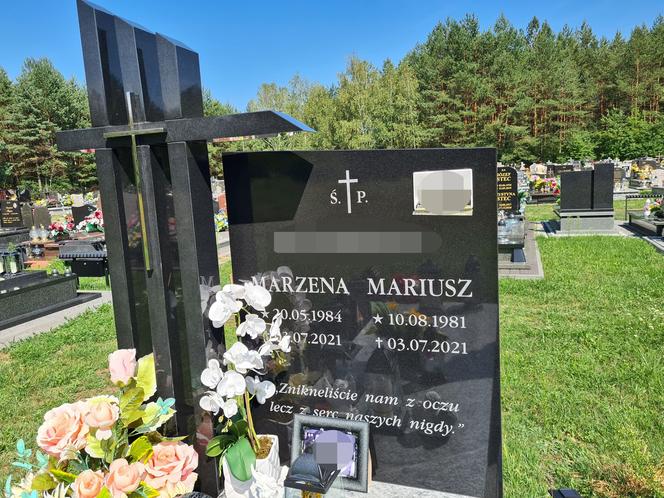 Przędzel: Grób Marzeny i Mariusza rok po tragedii w Jamnicy