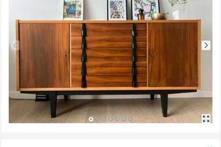 Komoda z kompletu stołowego Hałasa