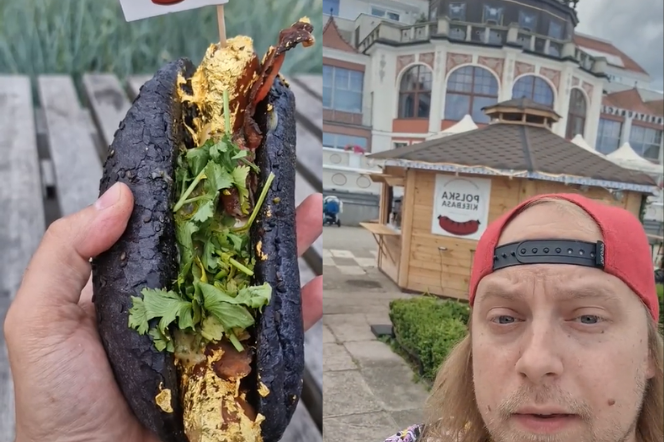 Popularny TikToker zjadł najdroższego hot doga nad Bałtykiem. Kosztował furorę! Jak smakował?