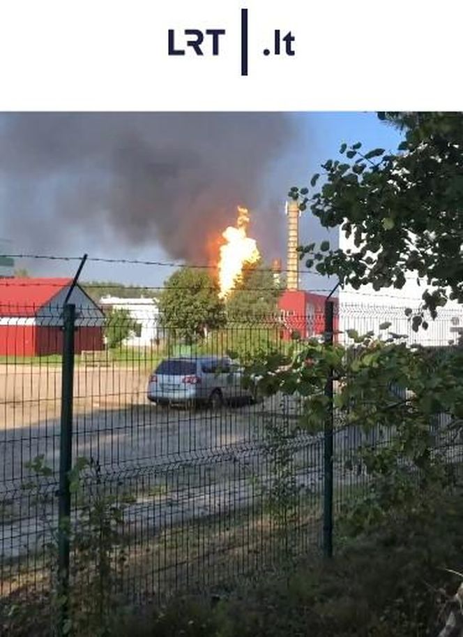 Pożar wagonów Orlenu