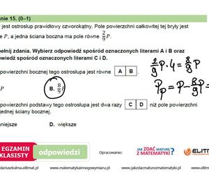 Egzamin ósmoklasisty 2024: Arkusz CKE rozwiązany przez Roberta Bacę, eksperta z Elitmat