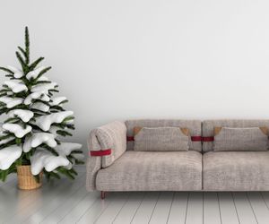 Świąteczne choinki w bieli