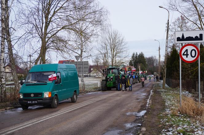 Protest rolników w Podlaskiem. Ciągniki blokują drogi w całym województwie! 