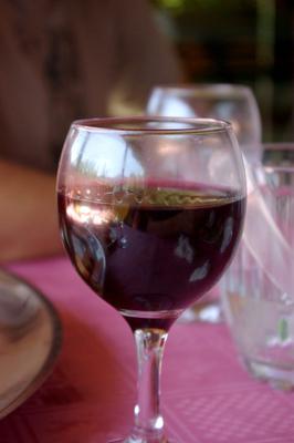 Wino alkohol kieliszek butelka