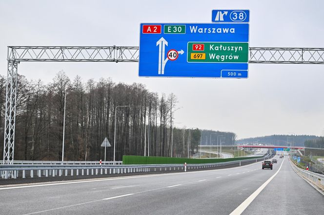 Otwarcie odcinka autostrady A2 Groszki - Siedlce Zachód (18.12.2024)