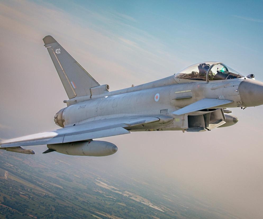 Brytyjskie myśliwce Eurofighter Typhoon staną na straży Polski. Premier Wielkiej Brytanii składa deklarację