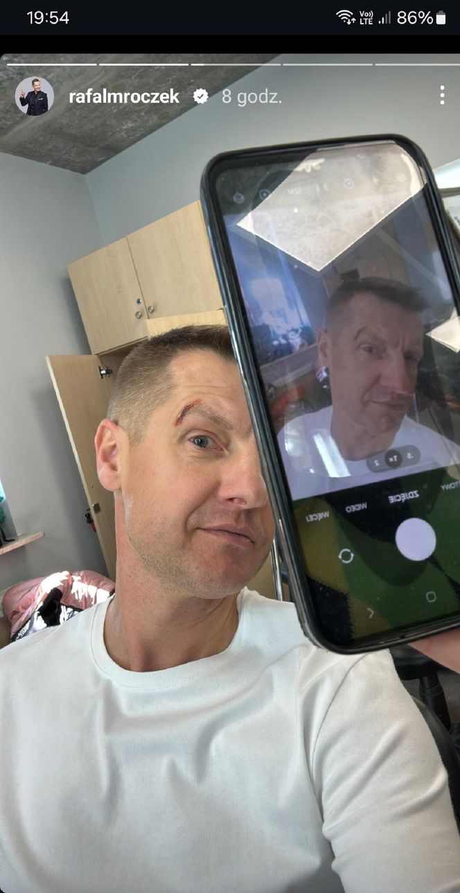 	M jak miłość nowy sezon na planie. Paweł (Rafał Mroczek)