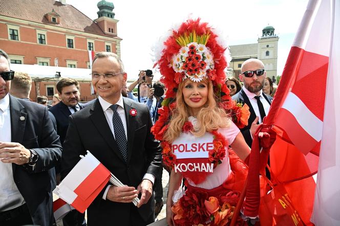 Uroczyste obchody Dnia Flagi w Warszawie