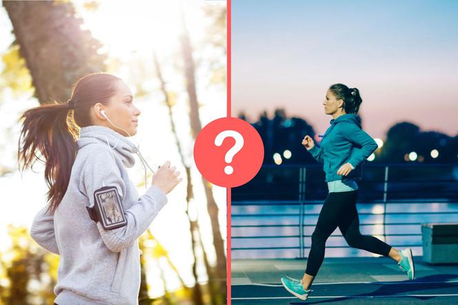 Biegać rano czy wieczorem? Kiedy bieganie jest efektywniejsze?