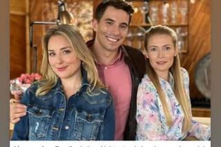 Barwy szczęścia. Tomasz Kępski (Jakub Sokołowski), Dominika (Karolina Chapko), Grażyna (Kinga Suchan)	