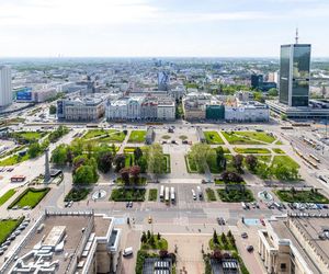 Okolice stacji PKP Warszawa Śródmieście w 2025 r.