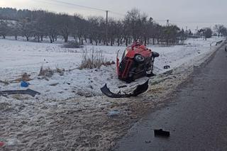 Tragiczny wypadek w pow. chełmskim. Życia kierowcy nie udało się uratować