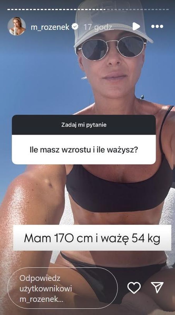 Ile waży Rozenek? Tak wyglądała na rajskich wakacjach. Trzymajcie się!