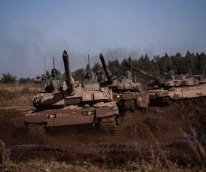 Czołgi K2 z 15. Giżyckiej Brygady Zmechanizowanej