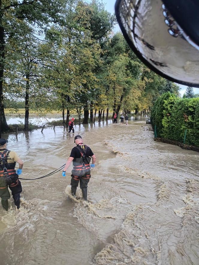 Dramat na Śląsku. Zalane miasta, zamknięte drogi, tysiące interwencji. "Ewakuowano matkę z dwójką dzieci"