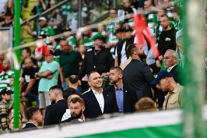 Karol Nawrocki na meczu Lechia Gdańsk - Motor Lublin. Prezydent poszedł do młyna! 