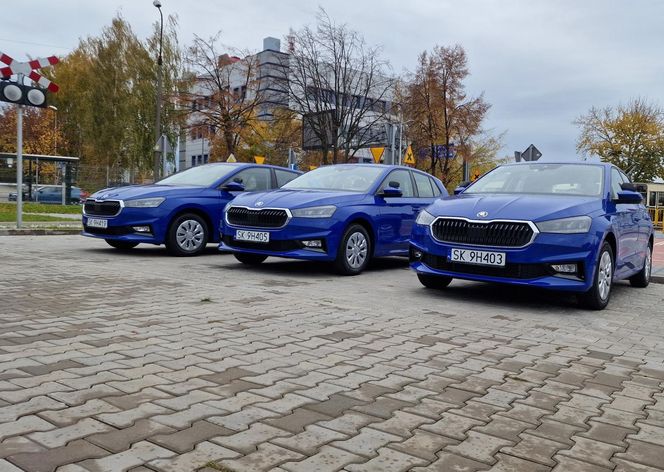 Samochody Skoda Fabia są oficjalnymi autami egzaminacyjnymi WORD Katowice