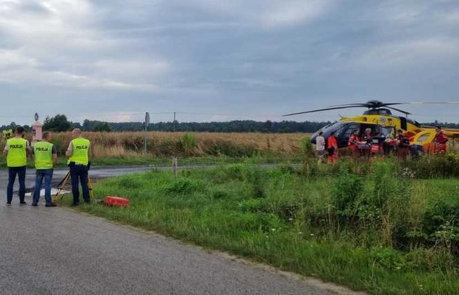 Rowerzysta zginął w wypadku w miejscowości Kobiele Małe