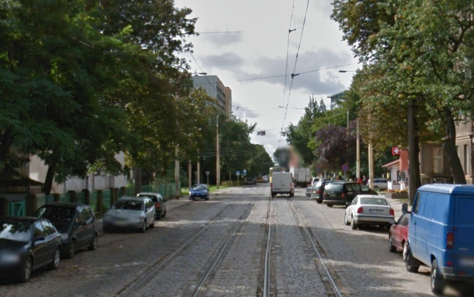 Ulica Potulicka w Szczecinie przed przebudową