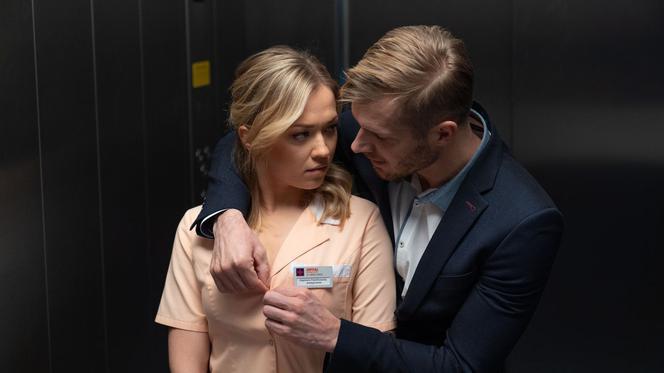 Na dobre i na złe, odc. 769: Dagmara Pawlikowska (Maryla Morydz), Beger (Tomasz Ciachorowski)