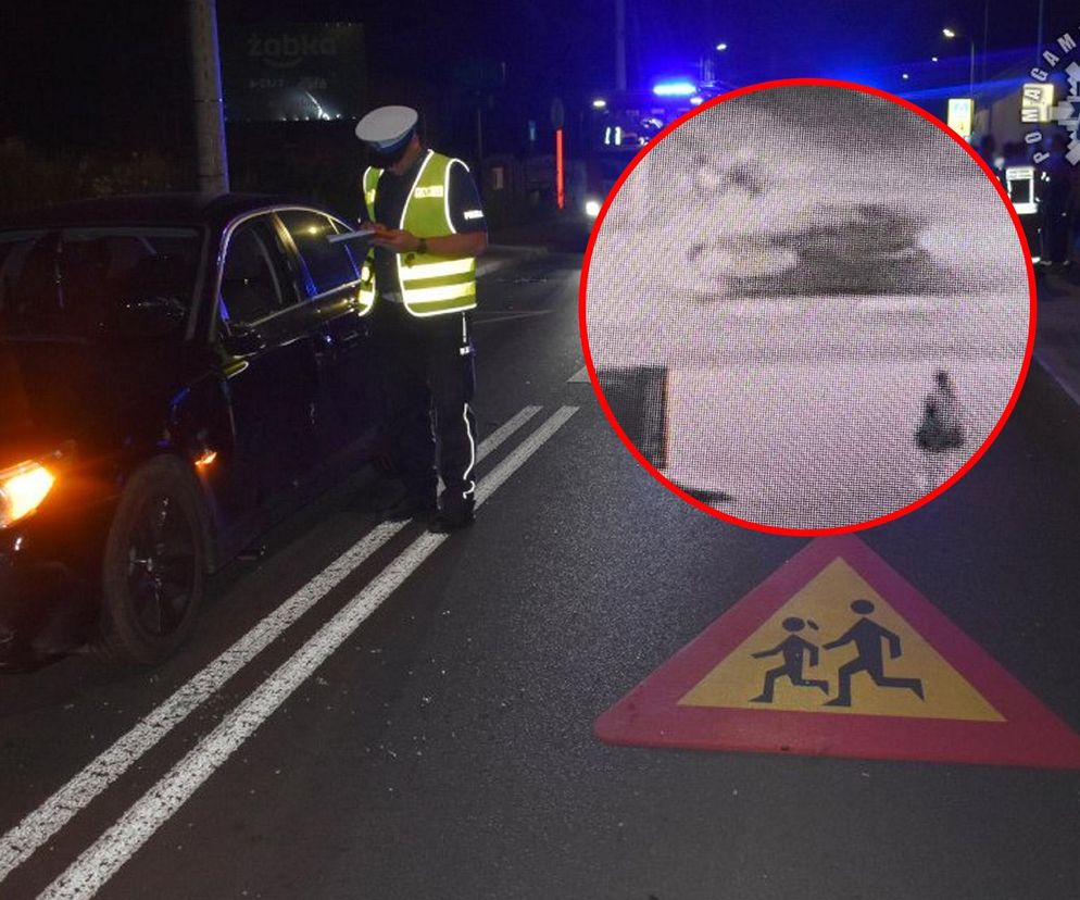 Zawiercie. 15-latka potrącona na środku jezdni. Jest nagranie z wypadku [ZDJĘCIA].