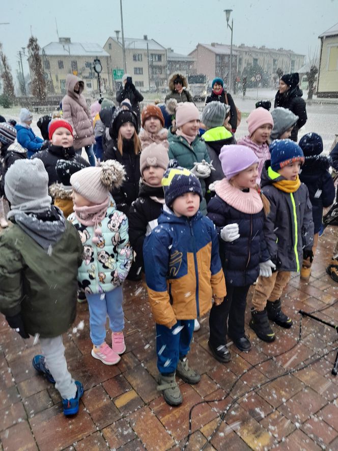 Na rynku w Mordach stanęła choinka