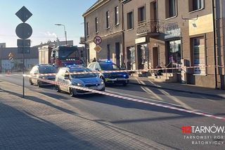 Tragiczny wypadek w centrum Żabna. Nie żyje kobieta potrącona przez ciężarówkę