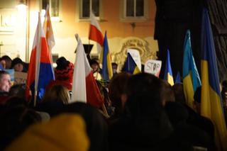 Wojna na Ukrainie. Bydgoszczanie protestowali przeciwko rosyjskiej agresji [ZDJĘCIA]