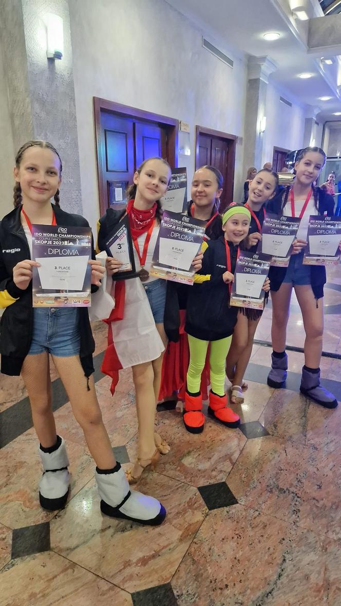 11 medali na Mistrzostwach Świata International Dance Organization w Macedonii dla tancerek rybnickiego studia Dance4Kids