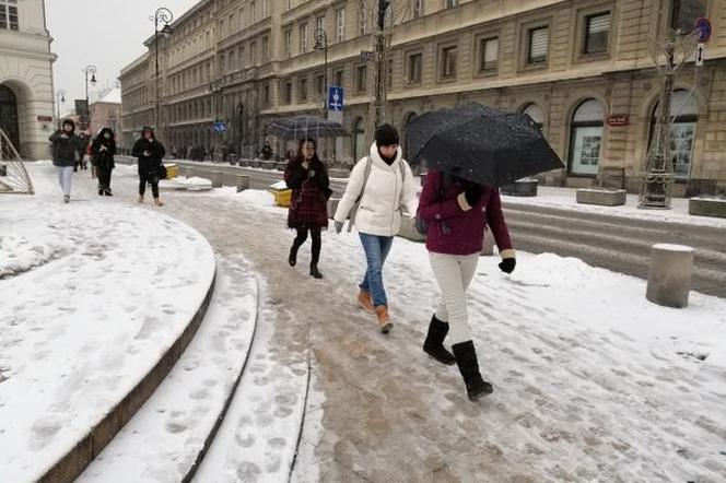 Atak zimy w Warszawie