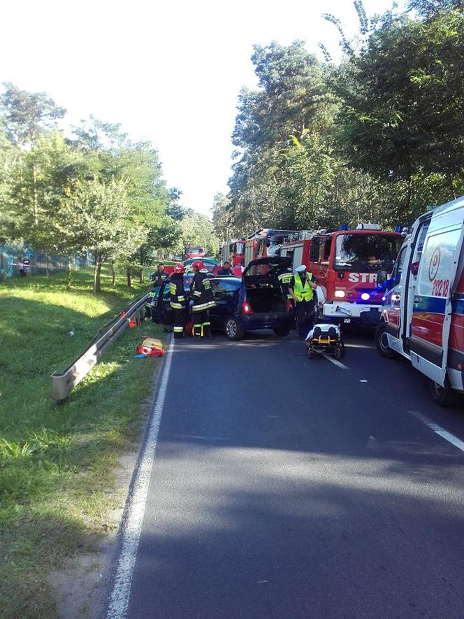 Wypadek na ul. Głuszyna w Poznaniu