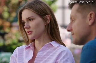 M jak miłość odc. 1780. Franka (Dominika Kachlik), Paweł (Rafał Mroczek)