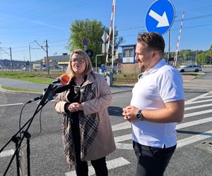 Przejazd kolejowy Starachowice Zachodnie otwarty