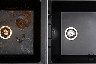 Odkąd myję tym zlew granitowy, wygląda jak nowy każdego dnia. Lśni bez zacieków i osadu z kamienia. Sposób na czyszczenie zlewu granitowego