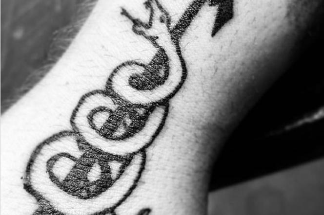 Metallica tatuaż - Black Album