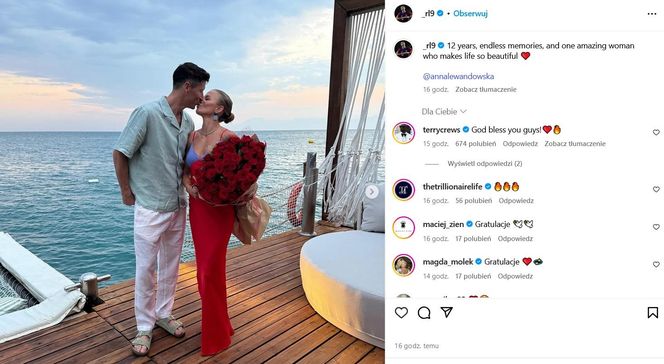 Tak Anna i Robert Lewandowscy świętowali rocznicę ślubu